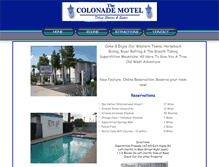 Tablet Screenshot of colonadesuites.com